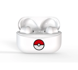Słuchawki bezprzewodowe OTL Technologies Pokémon Poké Ball TWS Earphones Dla Dzieci Dokanałowe Bluetooth 5.3 Biało-czerwony