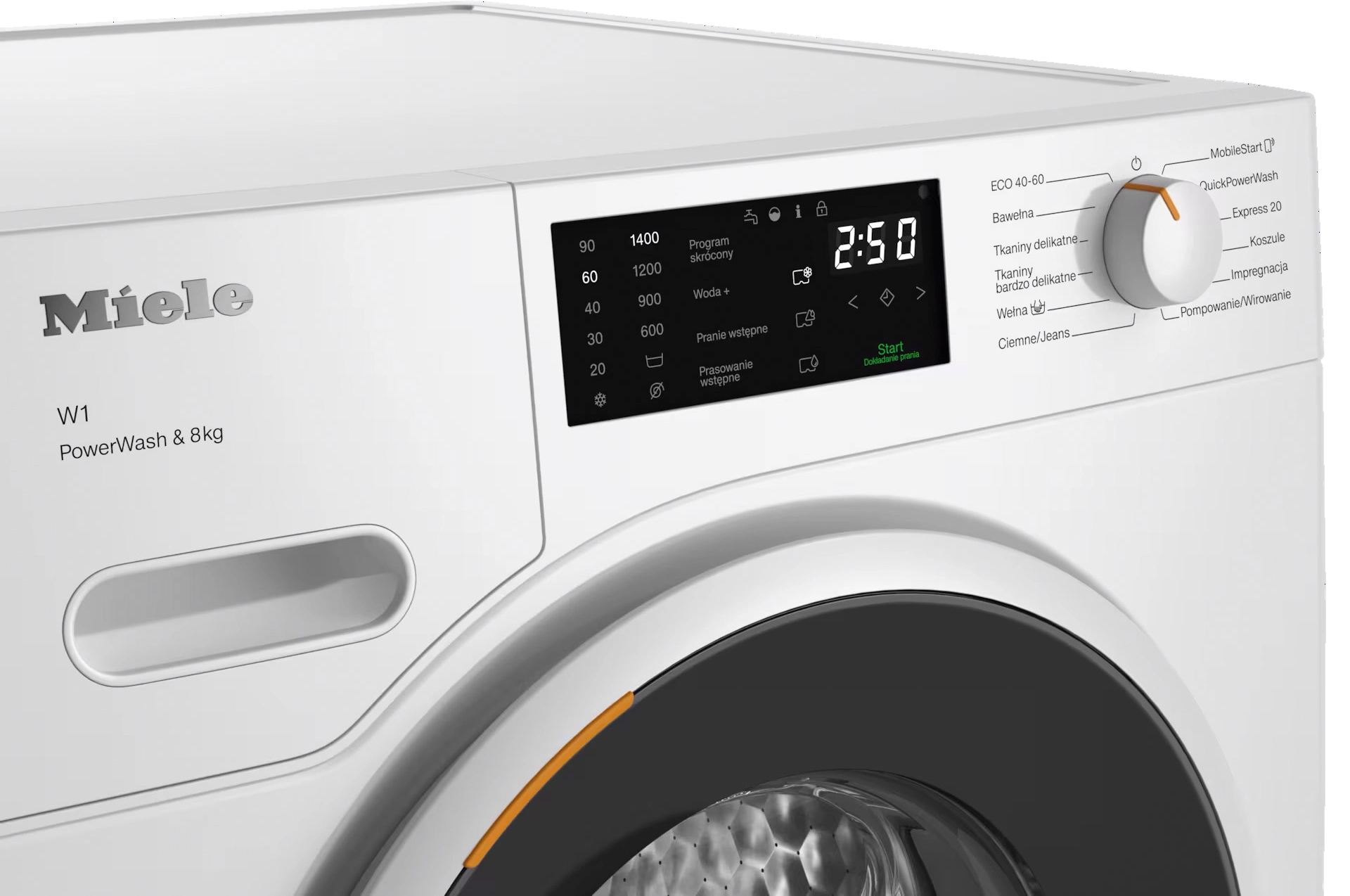 Pralka Miele WWB360 WCS PWash 8kg 1400obr/min Zdalne sterowanie