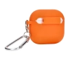 Etui na słuchawki Bizon Case Headphone Silicone do AirPods 4 Pomarańczowy