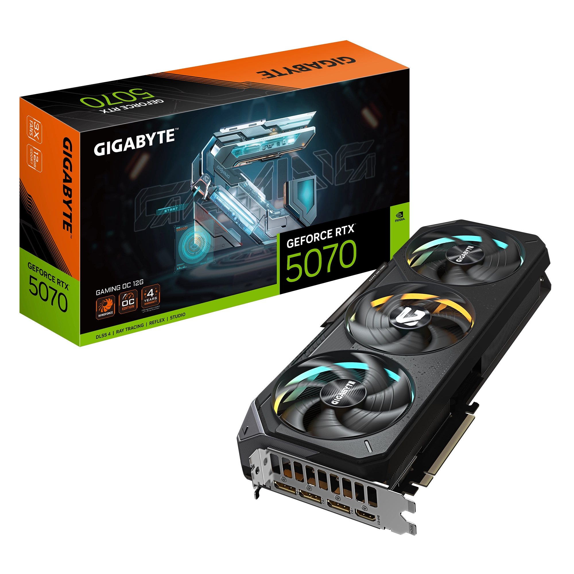 Karta graficzna Gigabyte GeForce RTX 5070 GAMING OC 12GB GDDR7 192bit DLSS 4