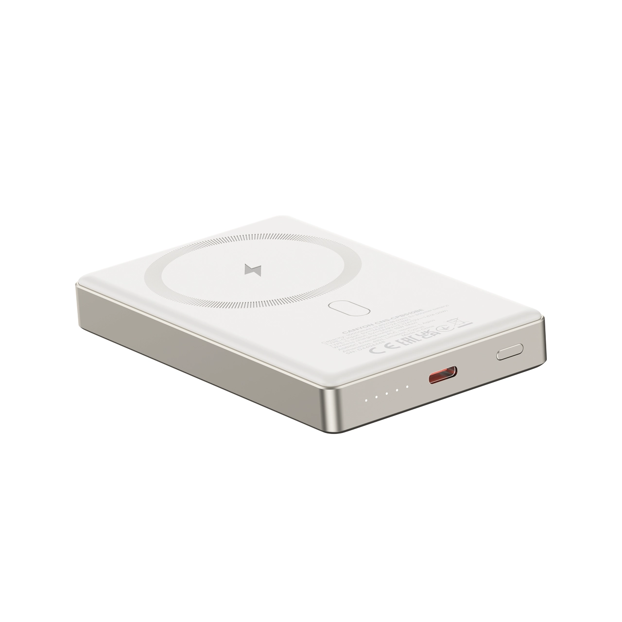 Powerbank Canyon OnPower 510 Magsafe 10000mAh PD 20W Beżowy