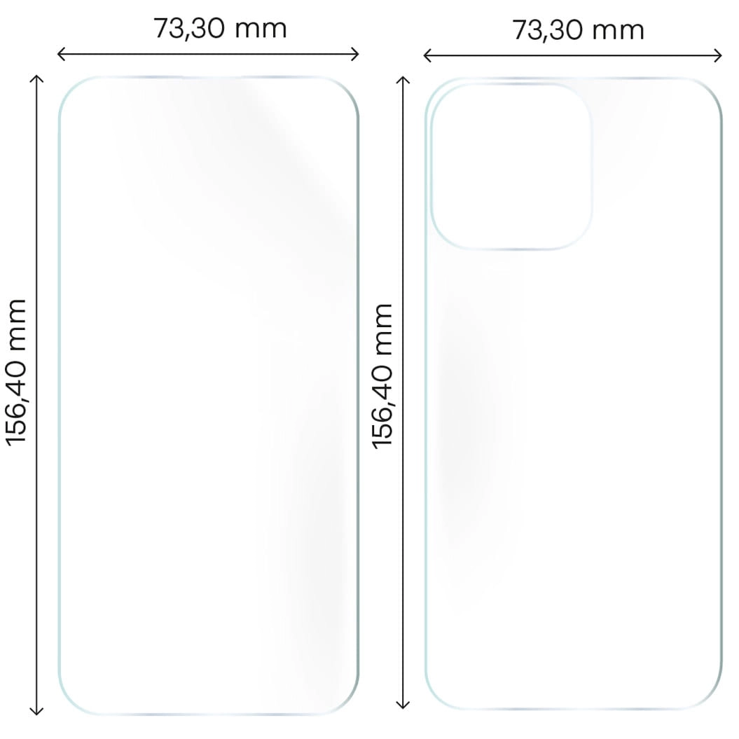 Folia hydrożelowa Bizon na tył i przód Hydrogel Pack do iPhone 15 Pro Max