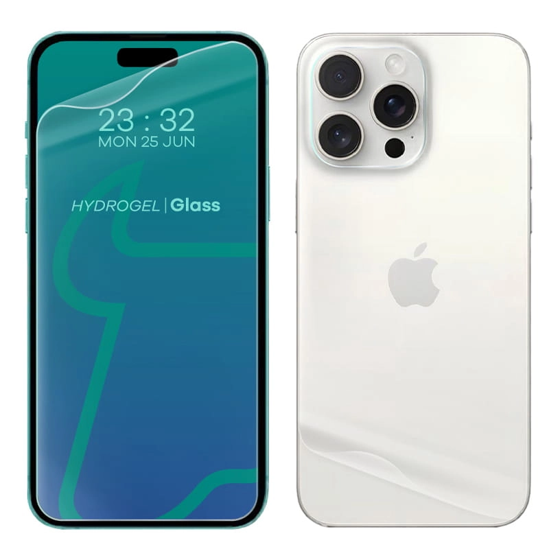 Folia hydrożelowa Bizon na tył i przód Hydrogel Pack do iPhone 15 Pro Max