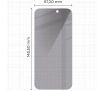 Szkło hartowane Bizon prywatyzujące Clear Shadow do iPhone 16 Pro Przyciemniane