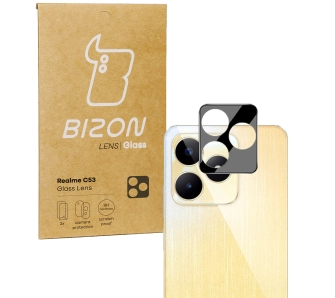 Szkło ochronne Bizon na aparat Lens do Realme C53 2 sztuki