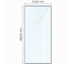 Szkło hartowane Bizon pełne Edge 2 do Galaxy S24 Ultra