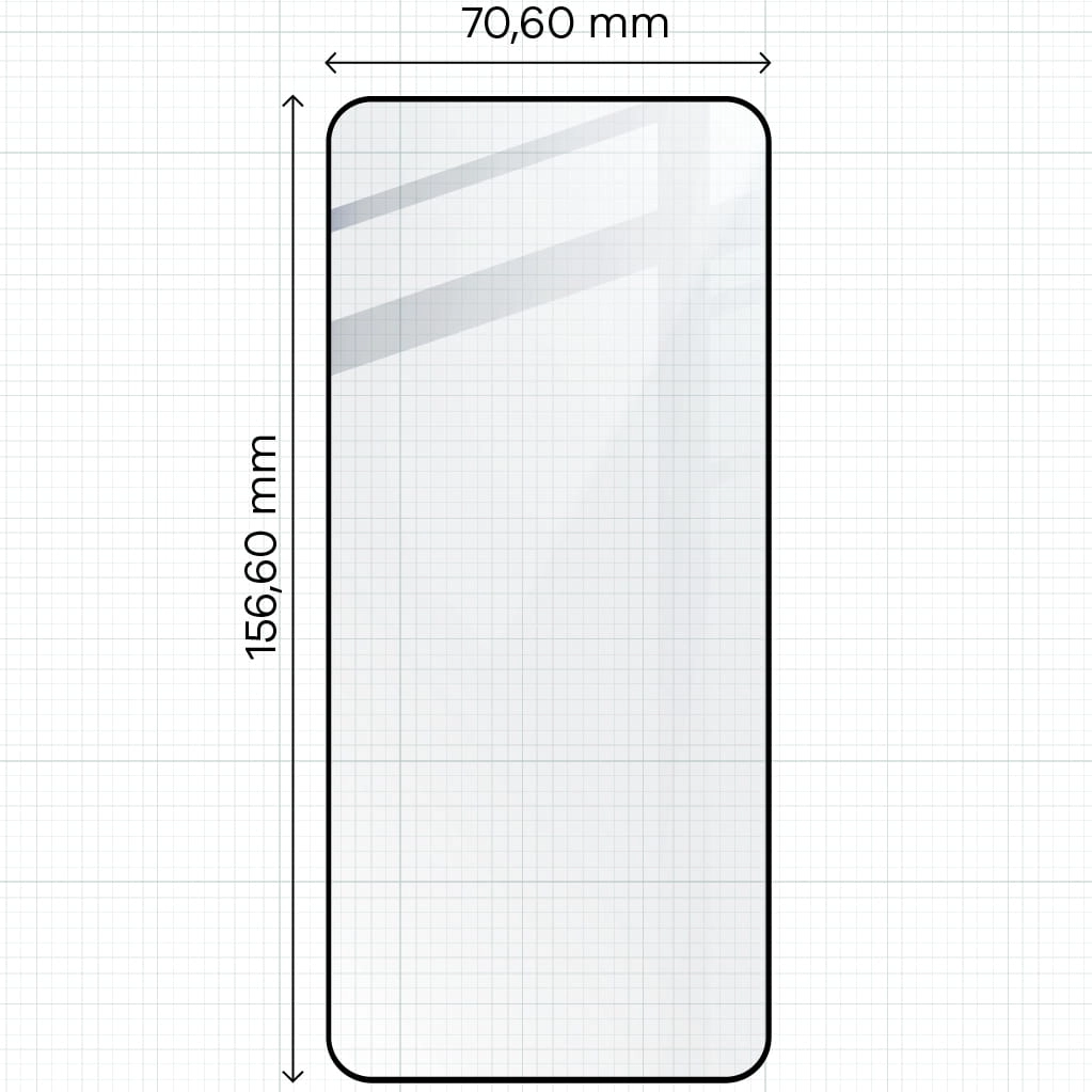 Szkło hartowane Bizon pełne Edge 2 do Xiaomi Poco X6 Pro/X7 Pro