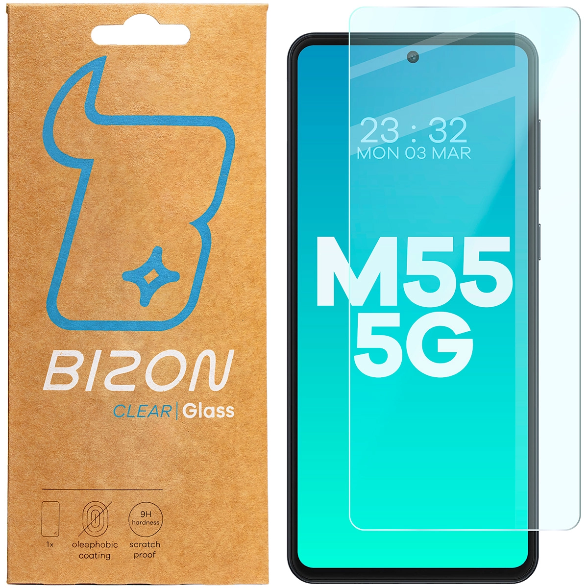 Szkło hartowane Bizon Clear 2 do Galaxy M55 5G