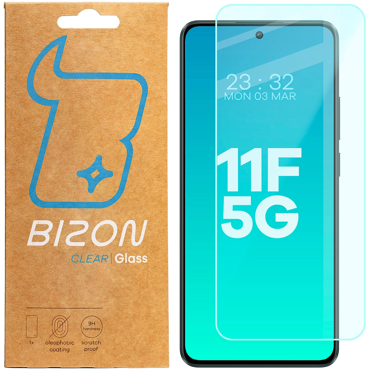 Szkło hartowane Bizon Clear 2 do Oppo Reno11 F 5G