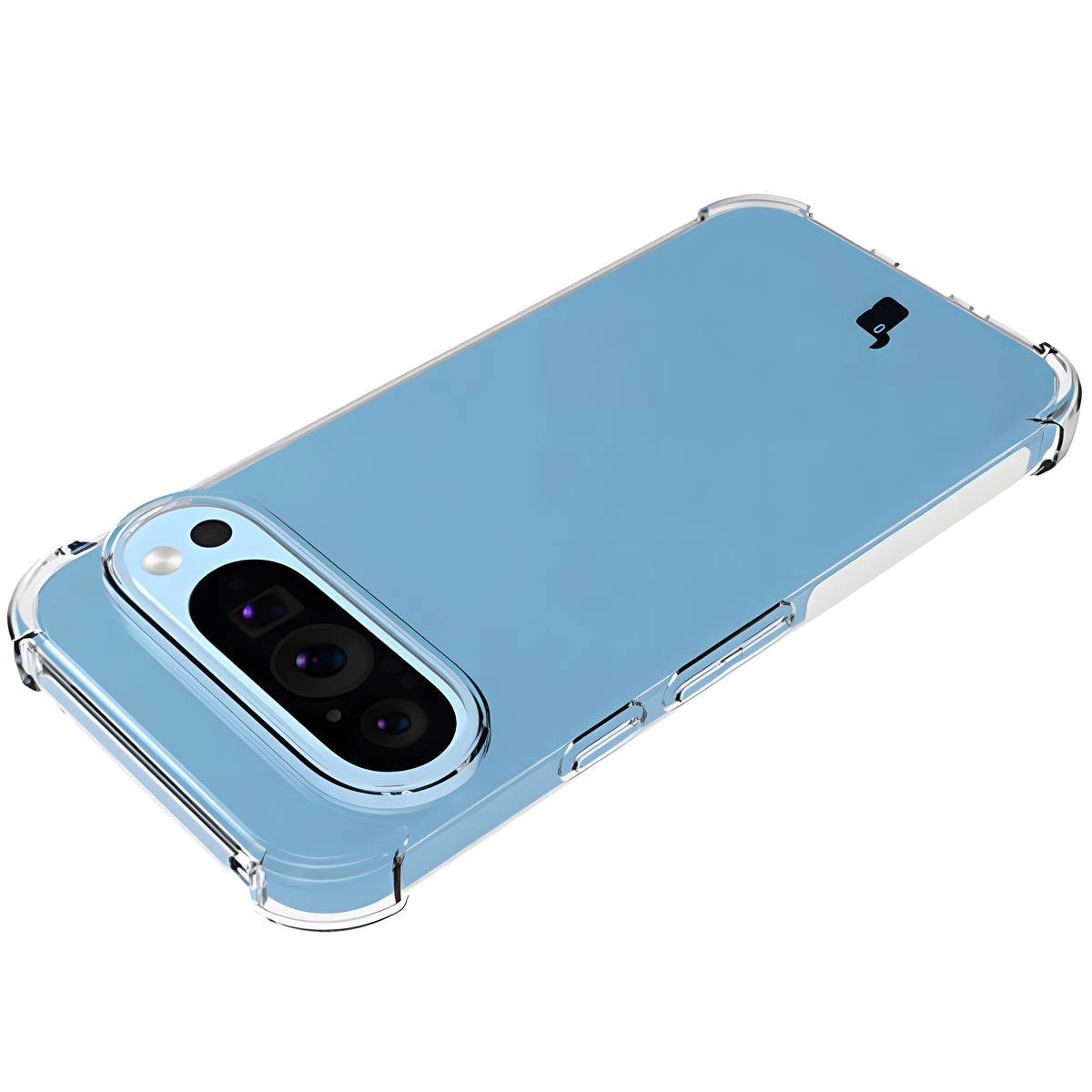 Etui Bizon Elastyczne Salpa do Google Pixel 9 / 9 Pro Przezroczysty