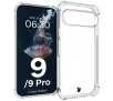 Etui Bizon Elastyczne Salpa do Google Pixel 9 / 9 Pro Przezroczysty