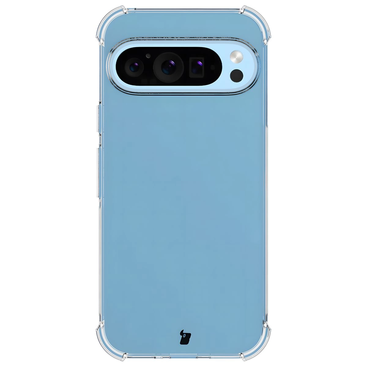 Etui Bizon Elastyczne Salpa do Google Pixel 9 / 9 Pro Przezroczysty