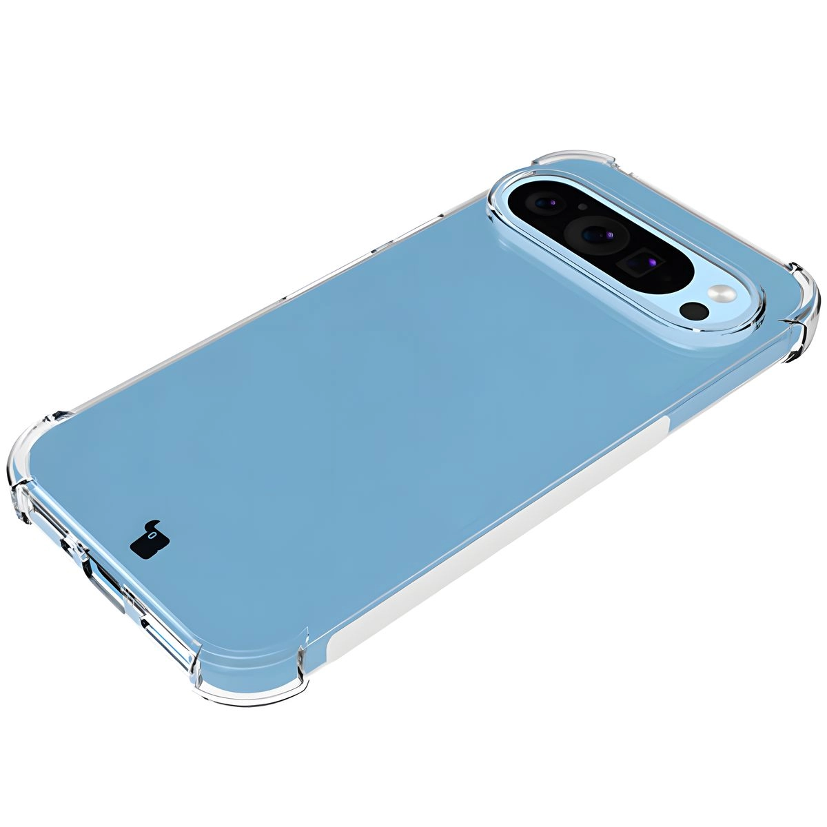 Etui Bizon Elastyczne Salpa do Google Pixel 9 / 9 Pro Przezroczysty