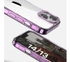Etui Bizon Halo do iPhone 14 / 13 Przezroczysto-fioletowe