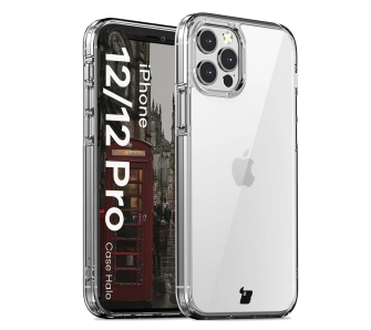 Etui Bizon Halo do iPhone 12 / 12 Pro Przezroczyste