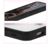 Etui Bizon MatteO z MagSafe do Galaxy S24 Półprzezroczyste z czarną ramką