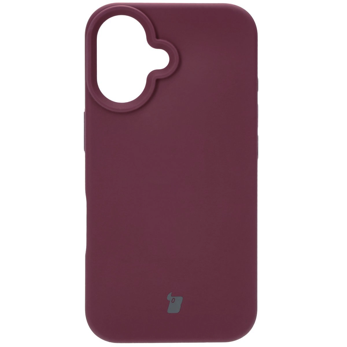 Etui Bizon Silikonowe Soft do iPhone 16 Ciemno-fioletowy