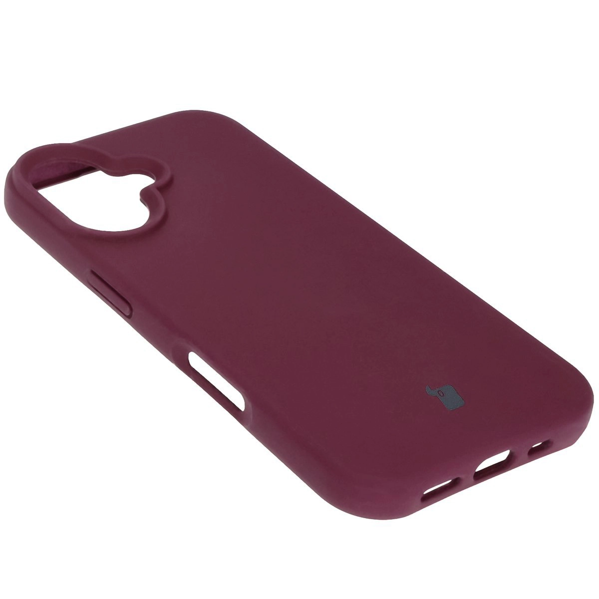 Etui Bizon Silikonowe Soft do iPhone 16 Ciemno-fioletowy