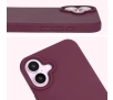 Etui Bizon Silikonowe Soft do iPhone 16 Ciemno-fioletowy