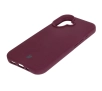Etui Bizon Silikonowe Soft do iPhone 16 Ciemno-fioletowy