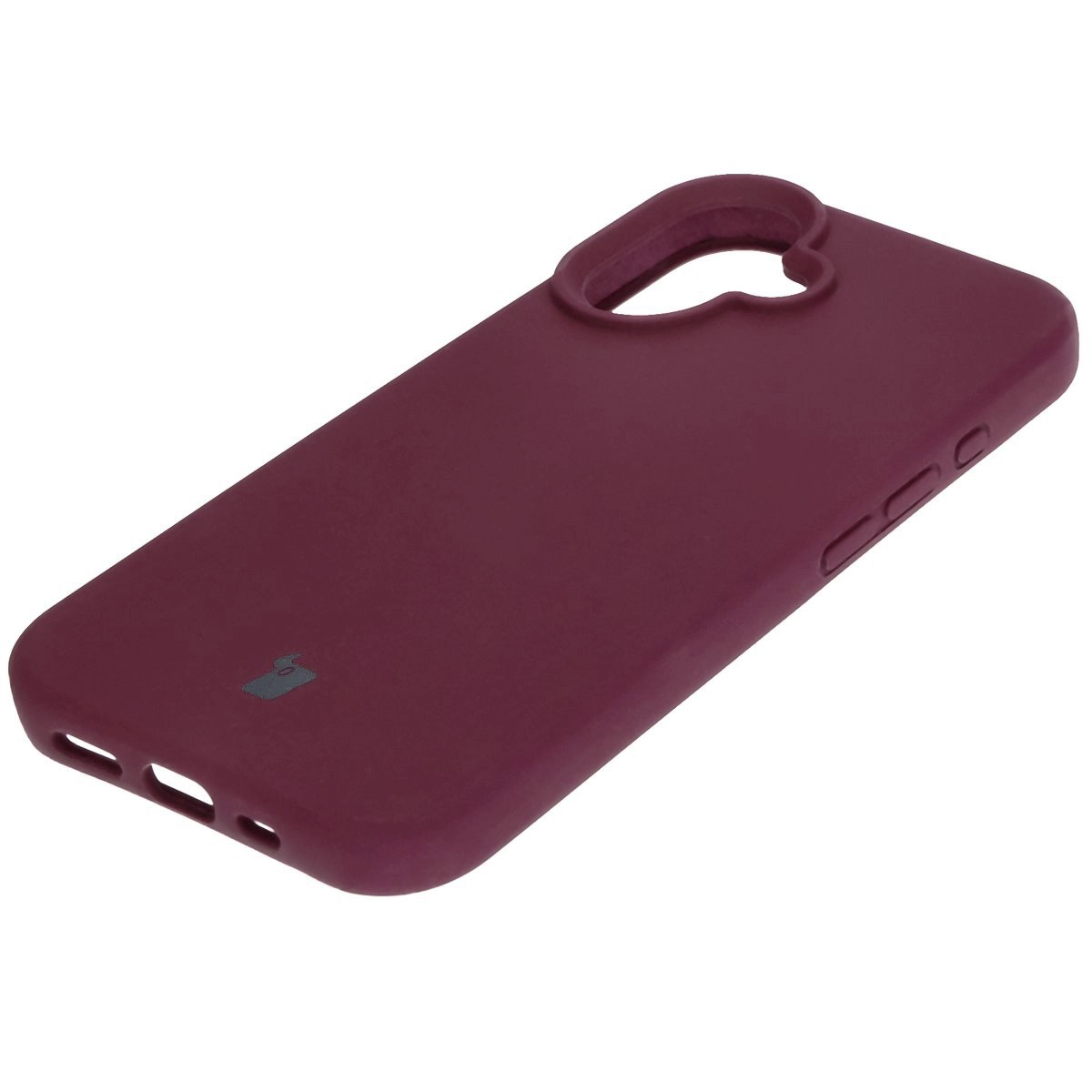 Etui Bizon Silikonowe Soft do iPhone 16 Ciemno-fioletowy