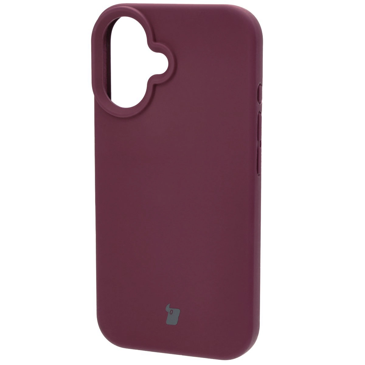 Etui Bizon Silikonowe Soft do iPhone 16 Ciemno-fioletowy