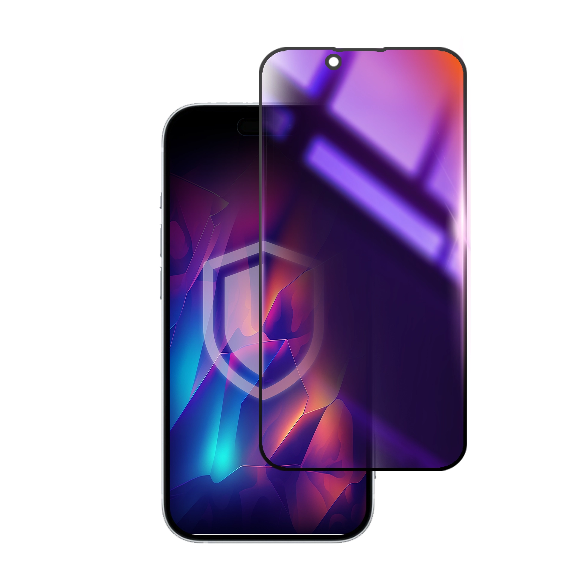 Szkło hartowane 3mk Rainbow Privacy do iPhone 16e