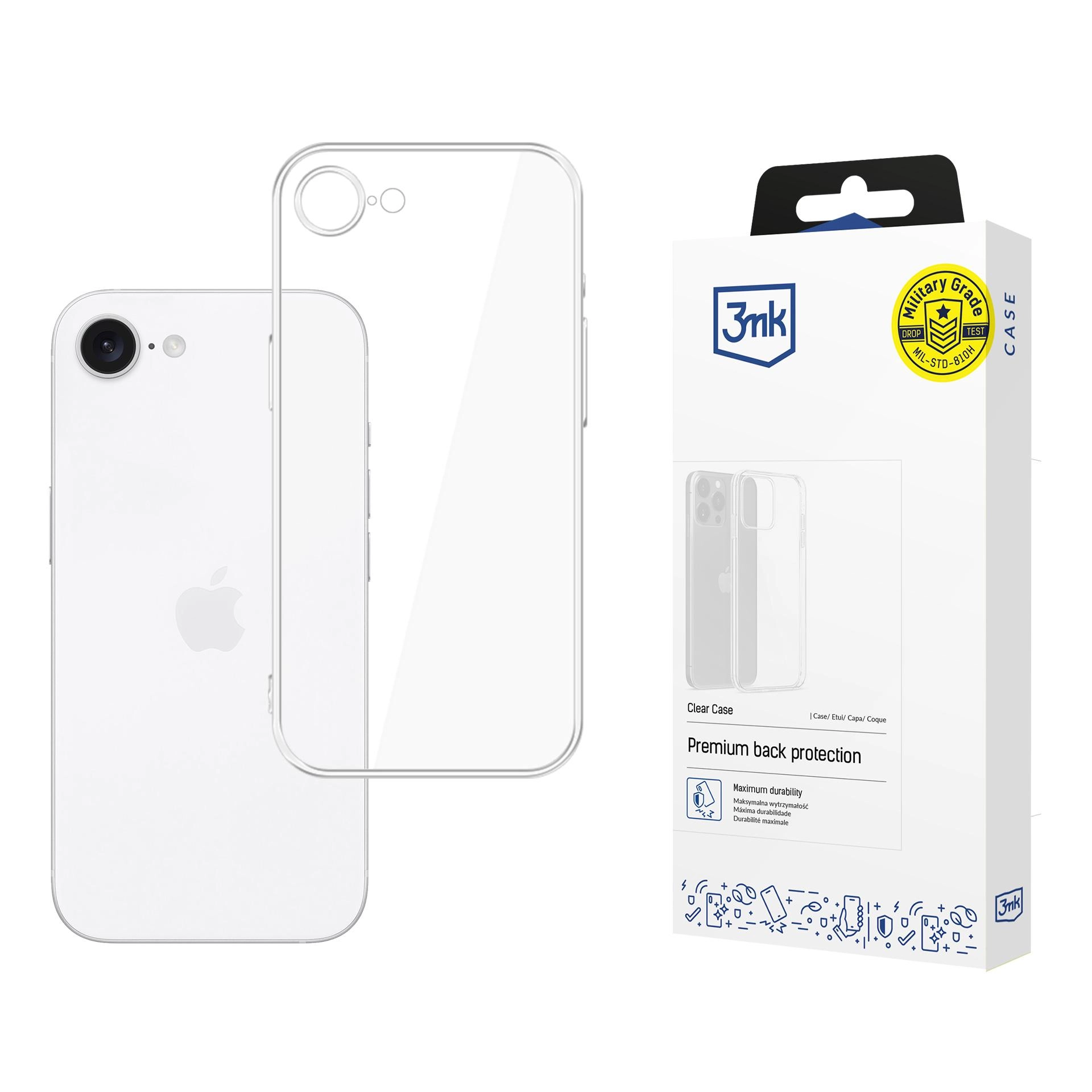 Etui 3mk Clear Case do iPhone 16e Przezroczysty