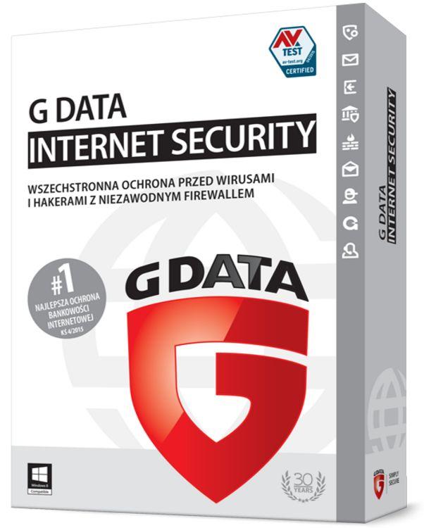 G Data Internet Security 2017 Aktualizacja 3PC BOX 12m-cy