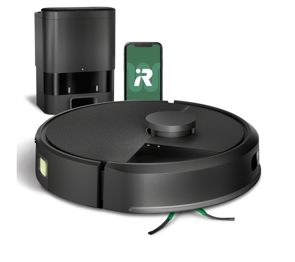 iRobot Roomba 105 Combo Funkcja mopowania Stacja oczyszczająca Tworzenie mapy pomieszczenia 68dB Czarny
