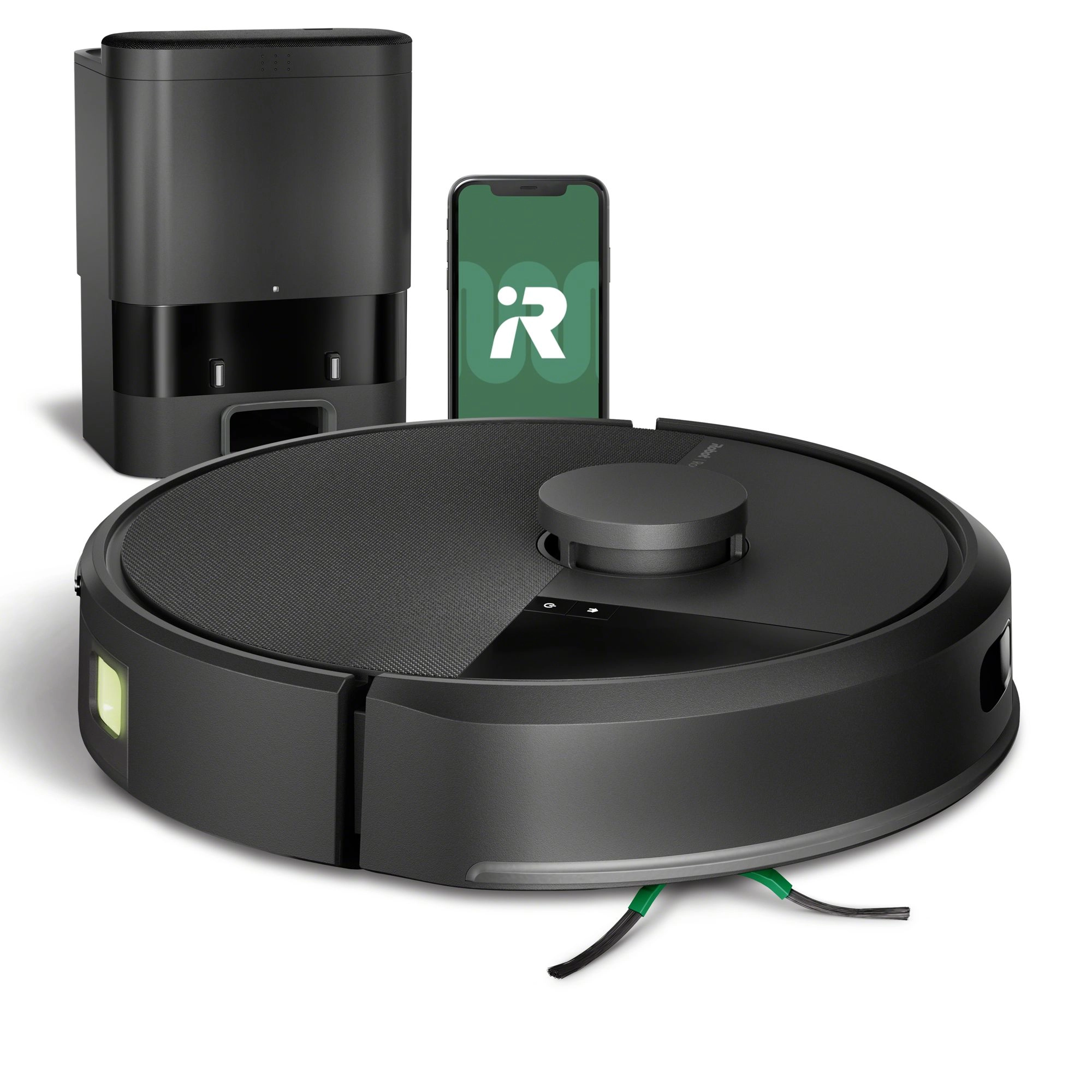 iRobot Roomba 105 Combo Funkcja mopowania Stacja oczyszczająca Tworzenie mapy pomieszczenia 68dB Czarny