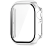 Nakładka na tarczę Bizon ze szkłem do Apple Watch 10 42mm Srebrny
