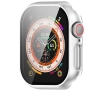 Nakładka na tarczę Bizon ze szkłem do Apple Watch 10 42mm Srebrny