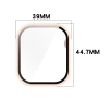 Nakładka na tarczę Bizon ze szkłem do Apple Watch 10 42mm Różowy