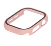 Nakładka na tarczę Bizon ze szkłem do Apple Watch 10 42mm Różowy