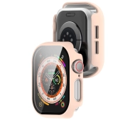 Bizon ze szkłem do Apple Watch 10/11 42mm Różowy