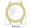 Nakładka na tarczę Bizon Felipe do Xiaomi Watch S3 47mm Złoty