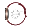 Pasek Bizon Strap Watch Silicone do Galaxy Watch 20mm Burgundowy