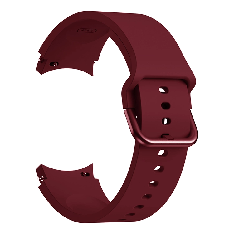 Pasek Bizon Strap Watch Silicone do Galaxy Watch 20mm Burgundowy