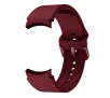 Pasek Bizon Strap Watch Silicone do Galaxy Watch 20mm Burgundowy
