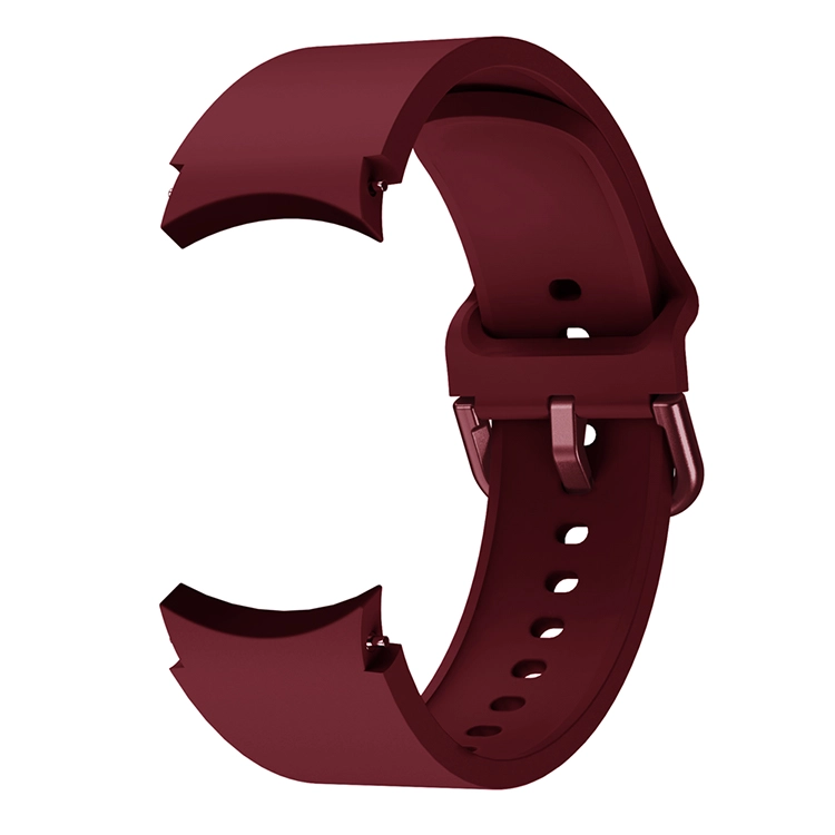 Pasek Bizon Strap Watch Silicone do Galaxy Watch 20mm Burgundowy