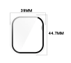 Nakładka na tarczę Bizon ze szkłem do Apple Watch 10 42mm Biały