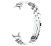 Bransoleta Bizon ze stali nierdzewnej Aura do Xiaomi Smart Band 9/9 NFC/8 Srebrny