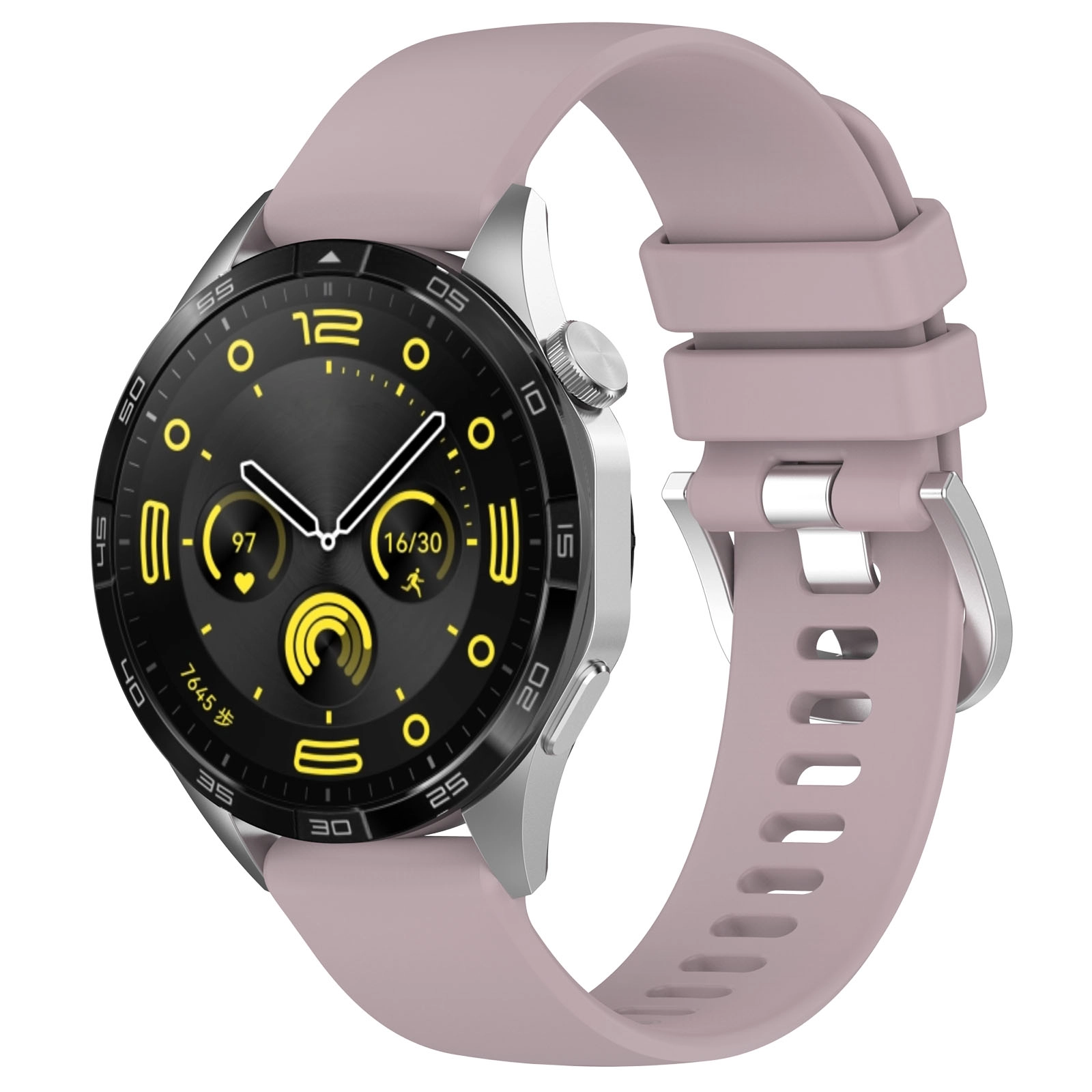 Pasek Bizon Strap Watch Silicone Pro T QuickRelease 18mm Szary