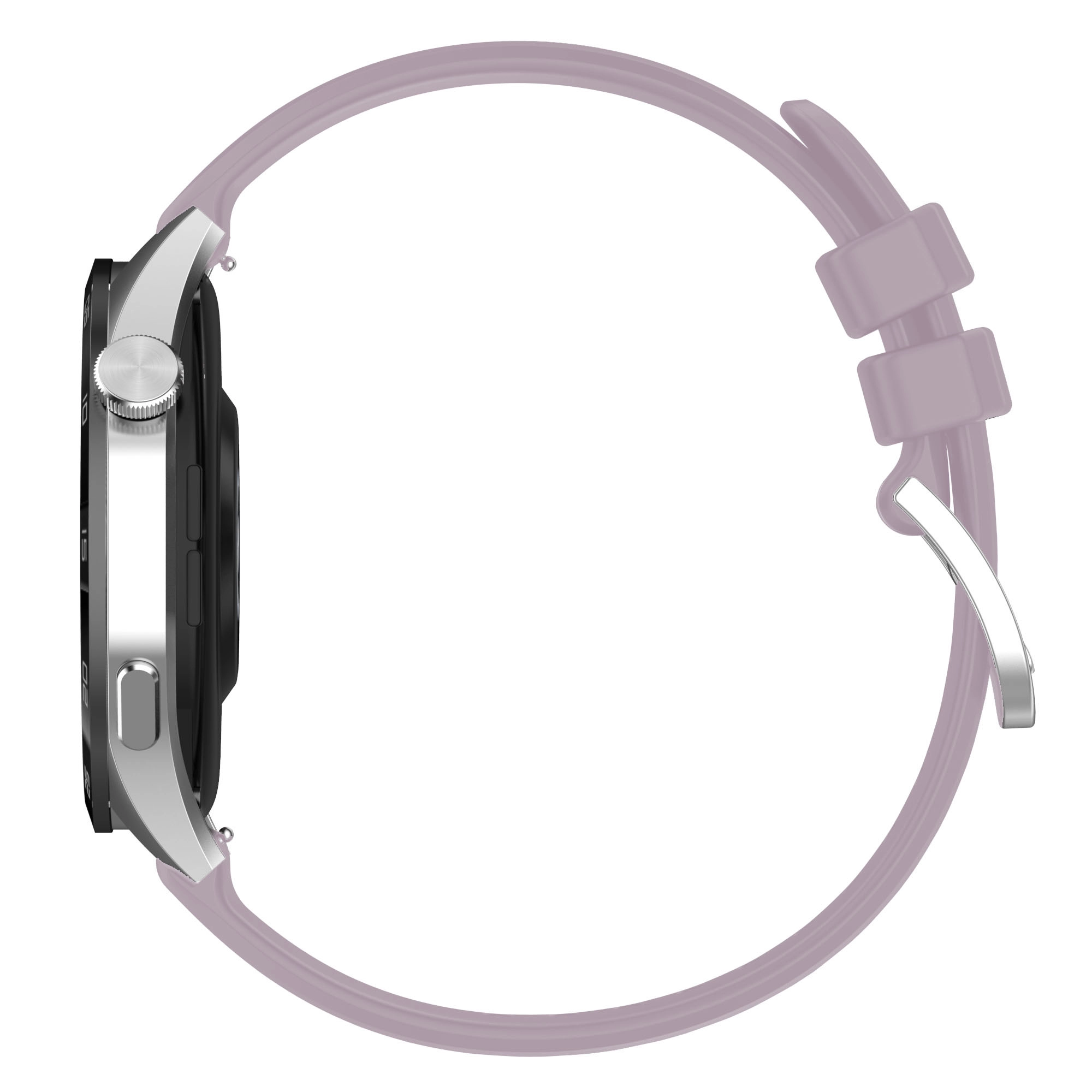 Pasek Bizon Strap Watch Silicone Pro T QuickRelease 18mm Szary