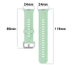 Pasek Bizon Strap Watch Silicone Pro SR do Huawei Watch Fit 3 Jasno-zielony