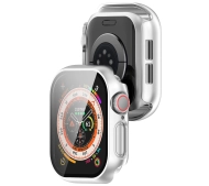 Bizon ze szkłem do Apple Watch 10/11 46mm Srebrny