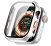 Nakładka na tarczę Bizon ze szkłem do Apple Watch 10 46mm Srebrny
