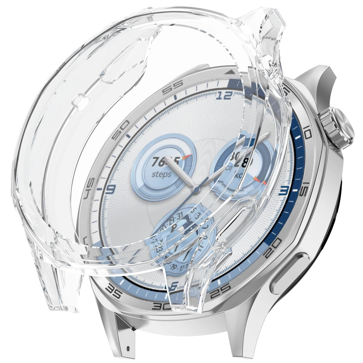 Nakładka na tarczę Bizon Felipe do Huawei Watch GT 5 46mm Przezroczysty