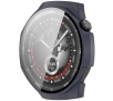 Nakładka na tarczę Bizon ze szkłem do Huawei Watch GT5 Pro 46mm Niebieski